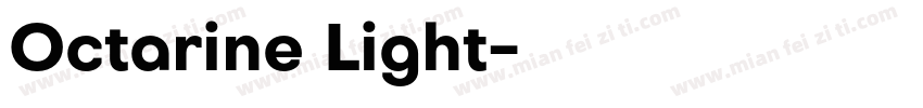 Octarine Light字体转换